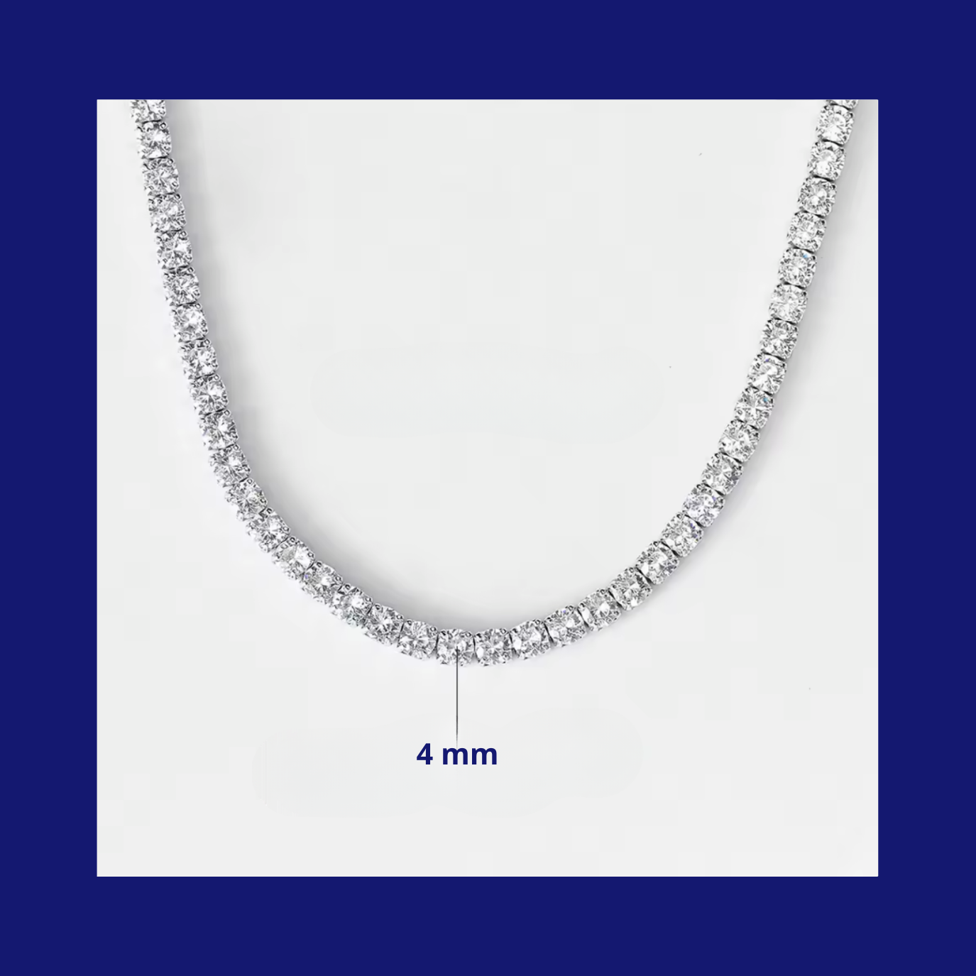 Tenis Necklace 4mm